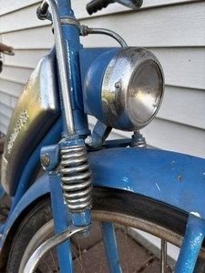 1952 Roadmaster Luxury Liner girls bicycle headlight fork Cleveland Welding