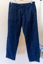 navy universal works moleskin fatigue pant - 32