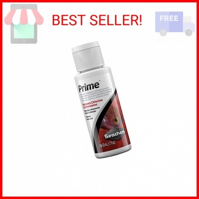 Seachem Prime Fresh and Saltwater Conditioner - Chemical Remover and Detoxifier