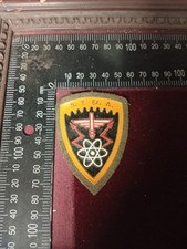 TOPPA DISTINTIVO PATCH SCUOLA TECNICO ELETTRONICO D'ARTIGLIERIA RARITA'!