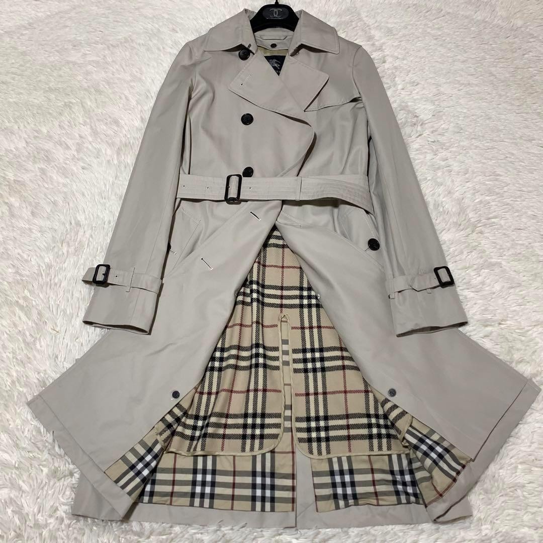 Burberry London Trench Liner Belt Beige Check