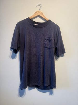 1980's Paper thin sunfaded worn in burnout threadbare construction t-shirt sz XL