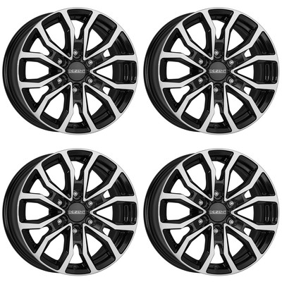 4 Dezent KC dark wheels 8.0Jx18 6x114.3 for Renault Alaskan 18 Inch rims