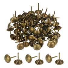 200Pcs Upholstery Tacks 0.59" x 3/8" Thumb Nails Pins for Sofa Furniture