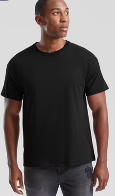FRUIT OF THE LOOM HERREN T-SHIRT UNI HEAVY COTTON GR. XXL