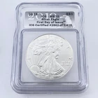 2019 S$1 Silver American Eagle Graded by ICG as MS70 FDOI