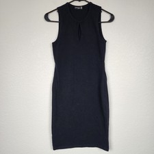 Popular Basics Medium Black Bodycon Keyhole Dress