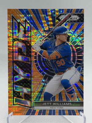 Jett Williams 2024 Panini Prizm Orange Hype SP 011/399