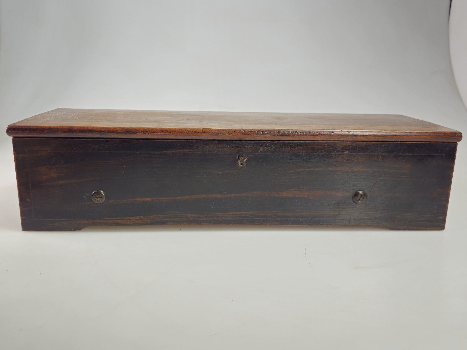 Early 19C Walnut Nicole Freres Music Box