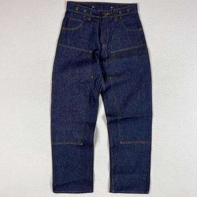 Prison Blues Jeans Mens 32x32 Blue PRSN BLU Raw Denim Wide Straight Made in USA