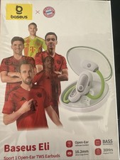 Baseus Eli Sport 1 Open-Ear-Kopfhörer FC Bayern München Bluetooth Mikrofon Grün