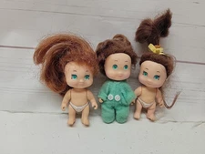 Vintage 1990 TYCO Quints Dolls Lot of 3 B1