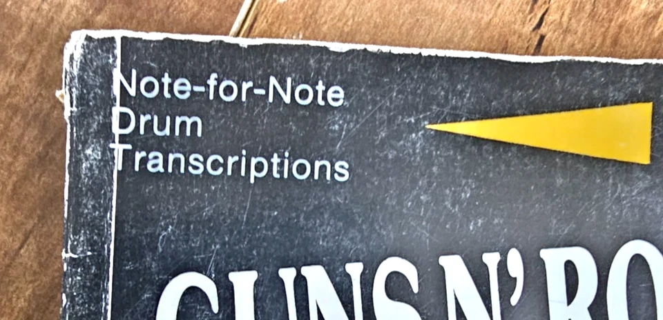 Guns N’ Roses Appetite For Destruction DRUM EDITION Sheet Music Book (1990) - Image 4 of 4