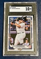 JASSON DOMINGUEZ 2024 Bowman Rookie RC Card #17 Graded SGC 10 New York Yankees?. rookie card picture