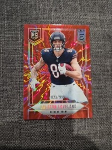 2025 Donruss Elite #109 Colston Loveland Rookie Card Red Aspirations /999 BEARS