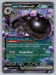 Paldean Clodsire ex 130/193 Double Rare Holo Paldea Evolved