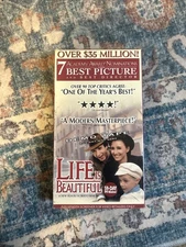 Life Is Beautiful (VHS, 1999, English Subtitled) *DEMO / SCREENER*
