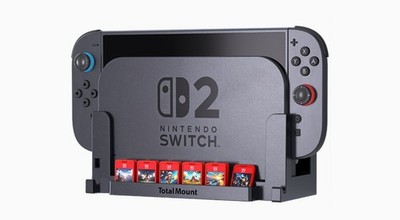 Total Mount NS2 Wall Mount for Nintendo Switch Console, Game & Controller