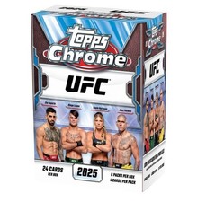 2025 TOPPS UFC CHROME BLASTER 40 BOX CASE BLOWOUT CARDS