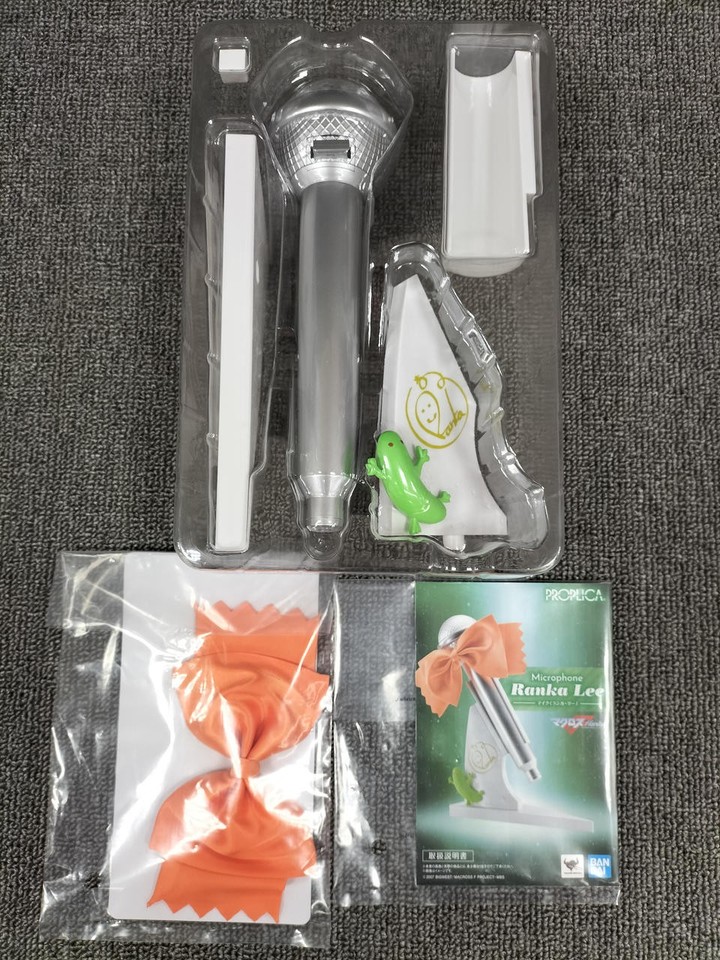 Microfono Replica Sheryl Nome 22 Cm Da Macross Frontier, PROPLICA Tamashii Nations, Con Effetti Audio - 2