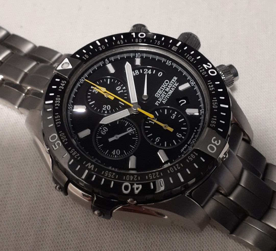 SEIKO PROSPEX TITANIUM FLIGHTMASTER AUTOMATIC CHR… - image 2