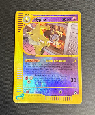 Hypno 16/147 Reverse Holo Aquapolis Pokémon TCG