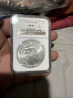 2015 ASE NGC MS69 American Silver Eagle $1 Dollar .999 Bullion Coin