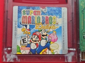 Super Mario Bros Deluxe Game Boy Color Nintendo GBC Authentic No Save Bowser