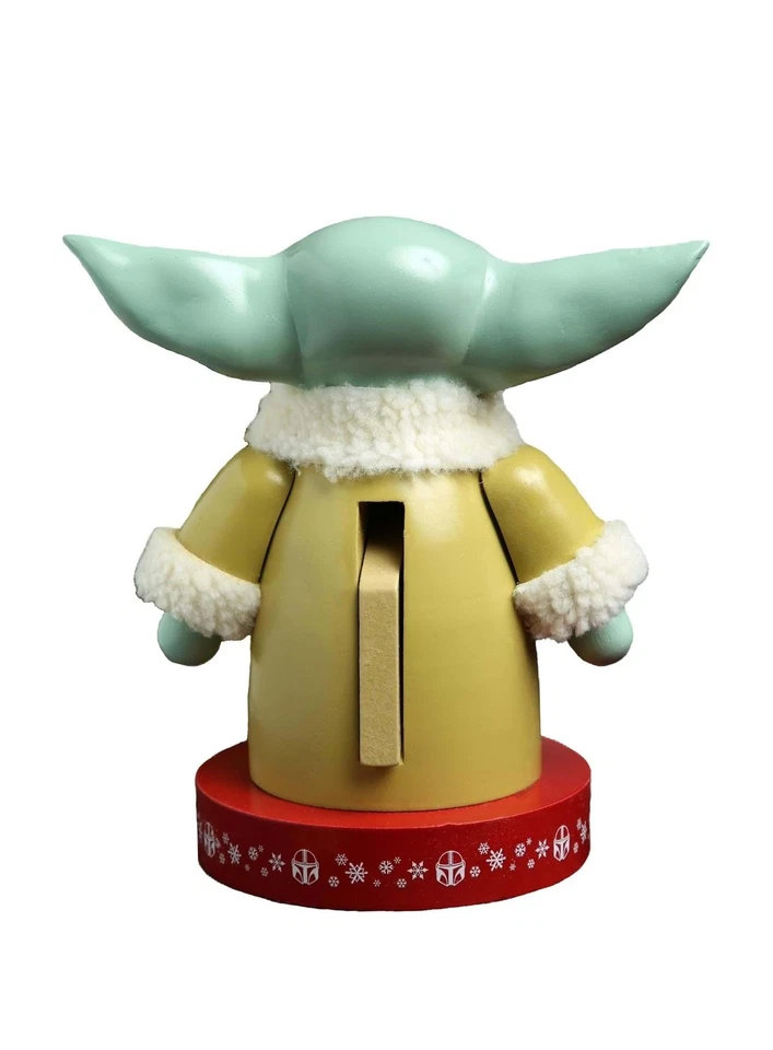 Star Wars The Child Grogu Wood Christmas Nutcracker 8.5 Inch SW6202L - Image 3 of 4