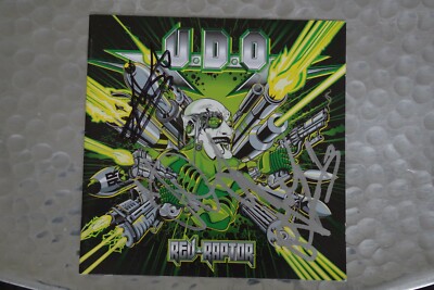 U.D.O. - Rev-Raptor CD album signed / autograph / autographed