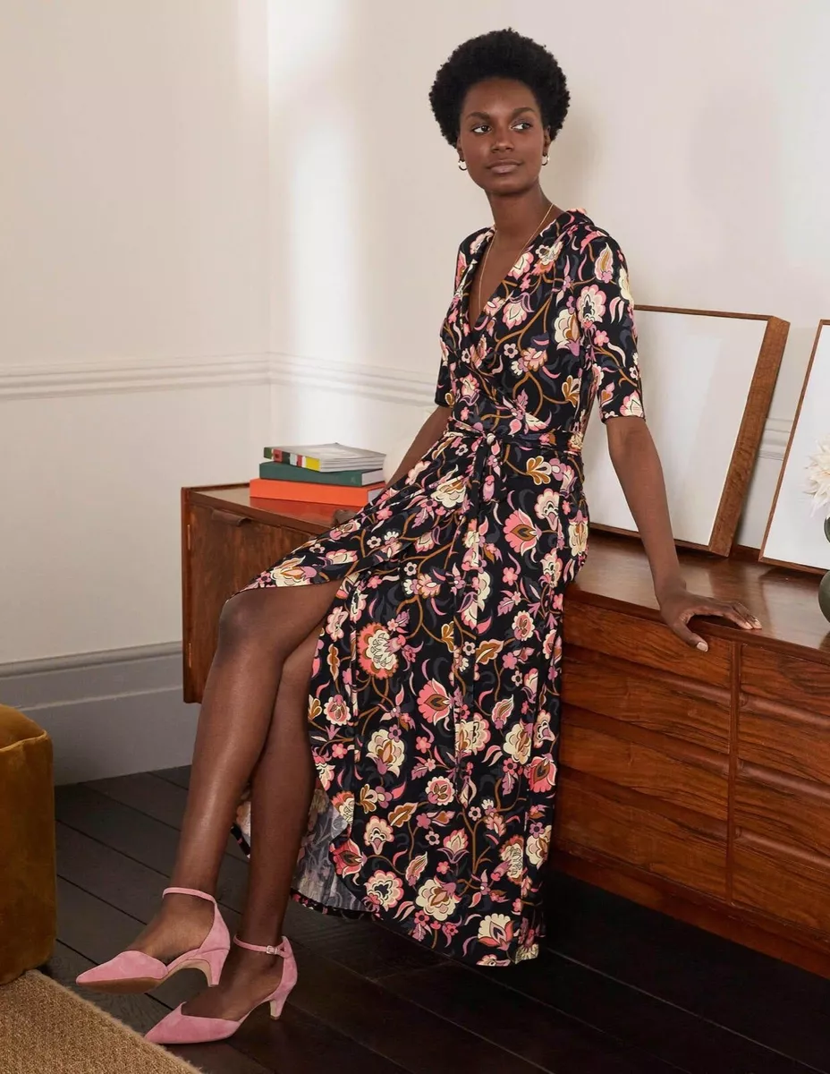 Boden jersey sales wrap dress