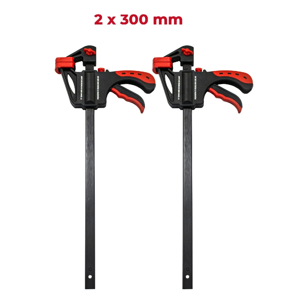 2 Einhandzwinge 300 mm Schnellspannzwinge Klemmzwinge Spannzwinge Zwingen - Bild 2 von 4
