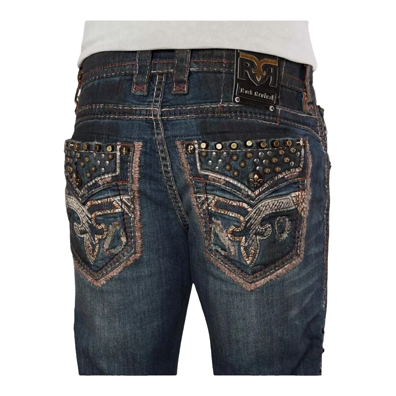 Rock Revival Slim Jeans for Men