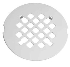 4-1/4 OD Snap-in Shower Drain Cover, Round Shower Drain Strainer Grid, Repla...