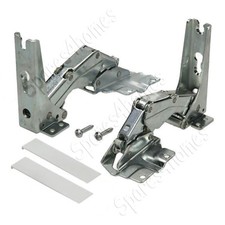 2 Hinges For De Dietrich, Kuppersbusch, Miele, Gaggenau Fridge Freezer 481147