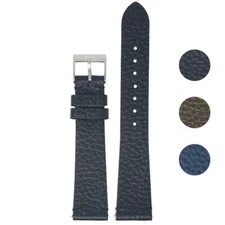 DASSARI Tapered Pebbled Leather Watch Band Strap 18mm 19mm 20mm 21mm 22mm