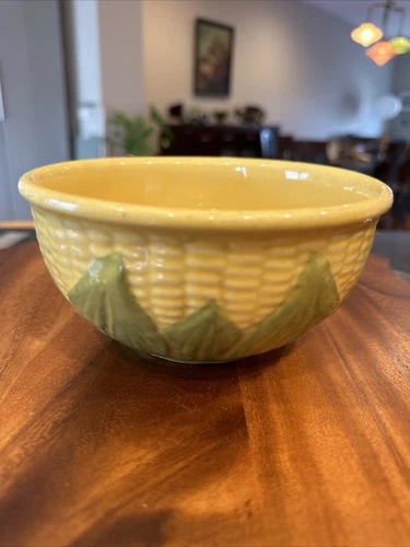 VINTAGE SHAWNEE POTTERY CORN KING #6 FARMHOUSE DECOR MIXING BOWL 6.5" diameter