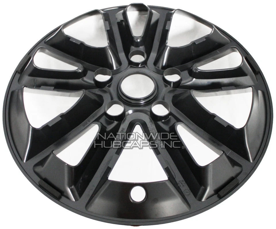 4 cubiertas de cubo de rueda negras de 17" para Dodge Journey Caravan 2013-2020 Foto 4 de 4