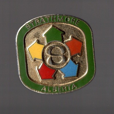 Pin's Stadt Strathmore in der Provinz Alberta (Kanada)