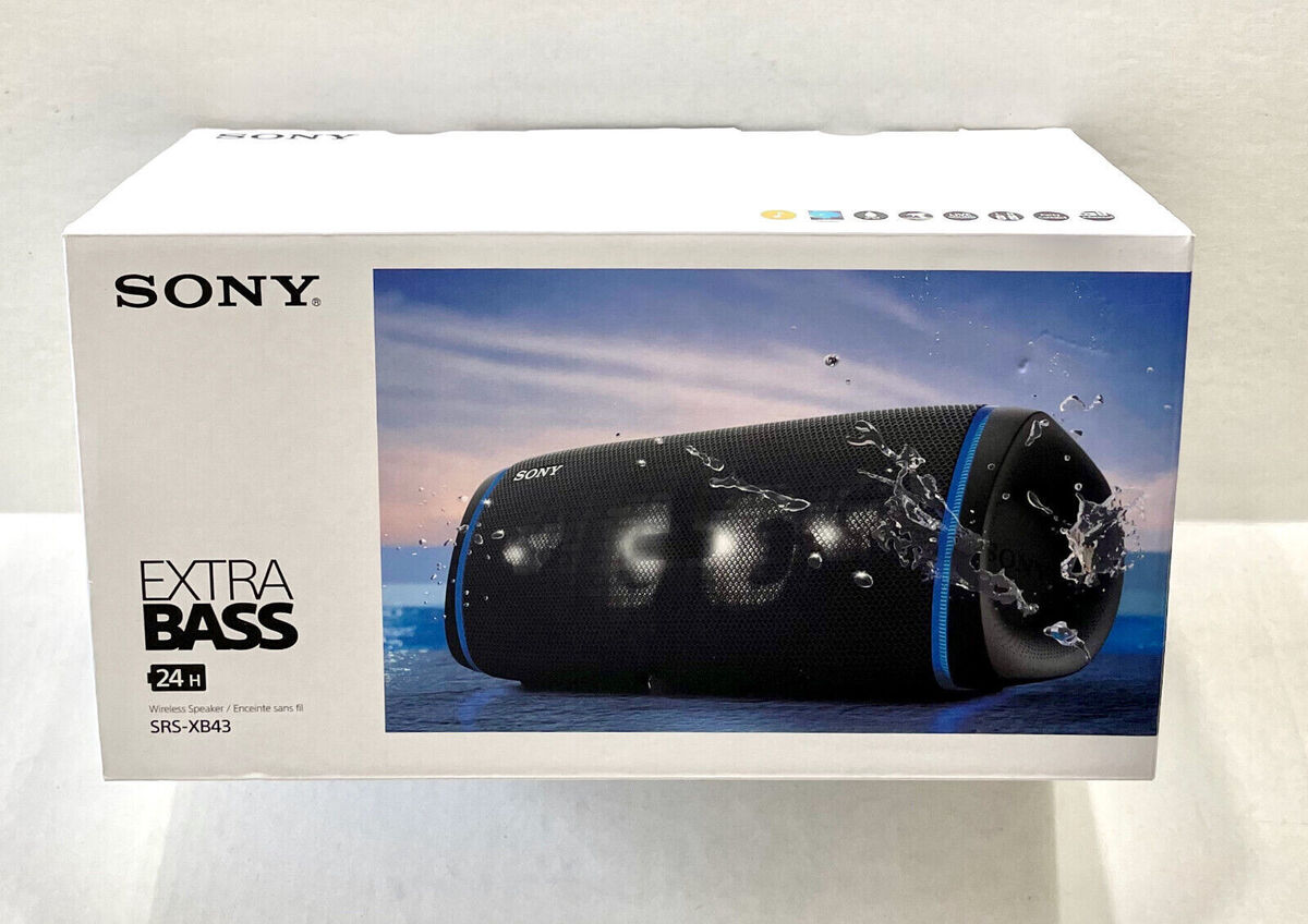Sony SRS-XB43 Portable Bluetooth Speaker (Black) (SRS-XB43 Sony SRS-XB43 Portable Bluetooth Speaker (Black) (SRS-XB43