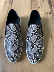 vince snakeskin sneakers