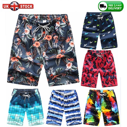 UK Mens Quick Dry Swim Shorts Knee 