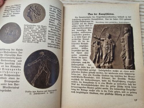 Olympiade Olympia 1936 PRE WW2 Original Germany German Booklet 1st Top Brass ... - Bild 7 von 16