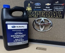 SUBARU SUPER COOLANT PREDILUTED 1 GALLON PRE MIXED GENUINE OEM SOA868V9272