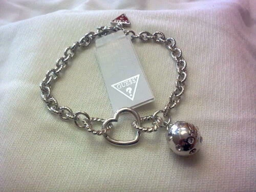 Bracciali di bigiotteria GUESS argento cuore