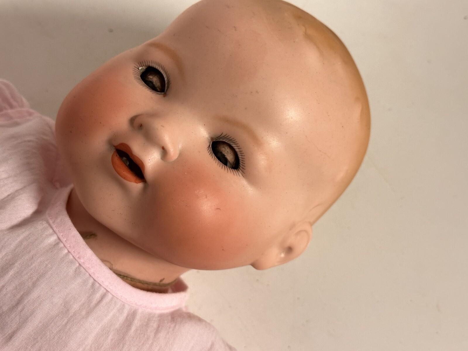 POUPÉE ANCIENNE: RARE Dream Baby Armand Marseille yeux marron t3 35 cm