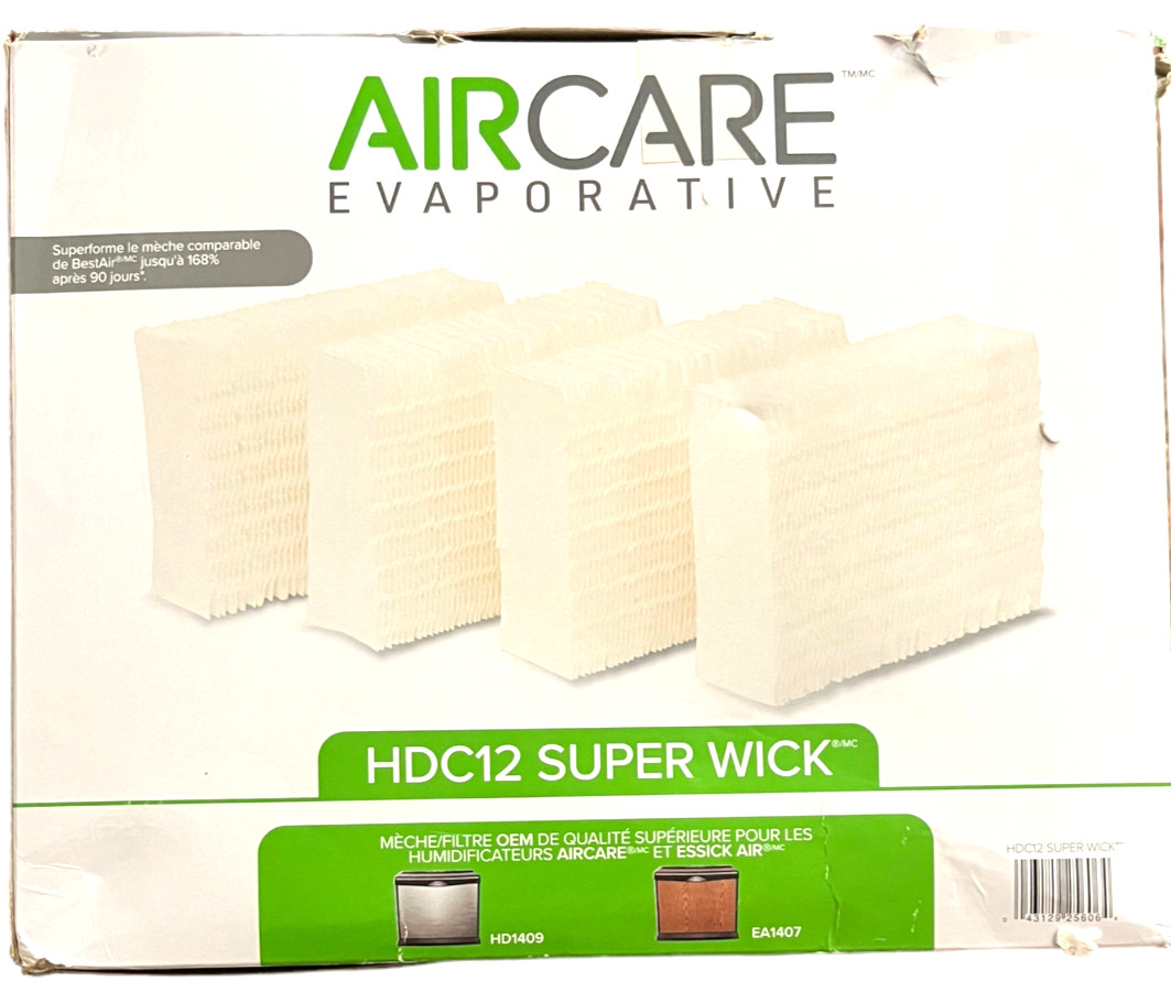 Humidifier Filter 4 Pack HDC12 Super Wick Replacement Essick Air EA1407 HD1409
