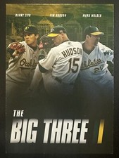Mark Mulder Tim Hudson Barry Zito 2021 Topps Archives Movie Poster Card #MPC-5
