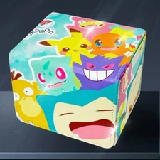 Pokemon Cute Cartoon Hard Case Holder PTCG Desk Game Case Game Card Storage Box