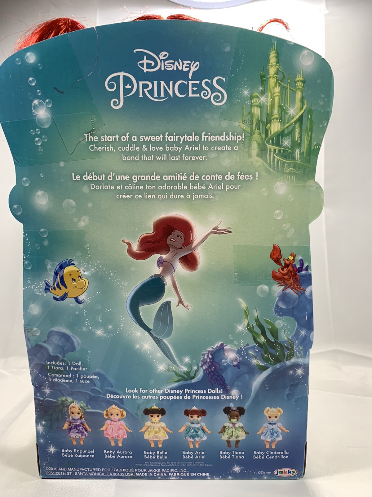 Disney Princess Baby Ariel 12 Doll With Rattle 2 For Sale Online Ebay